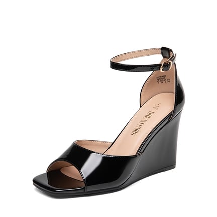 Black high wedges store